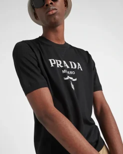 Hombre Prada TEJIDOS DE PUNTO^Jersey De Cuello Redondo De Lana Superfina