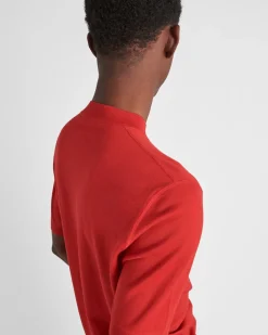 Hombre Prada TEJIDOS DE PUNTO^Jersey De Cuello Redondo De Lana Superfina