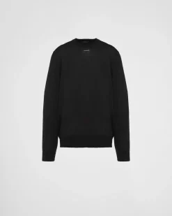 Hombre Prada TEJIDOS DE PUNTO^Jersey De Lana Superfina