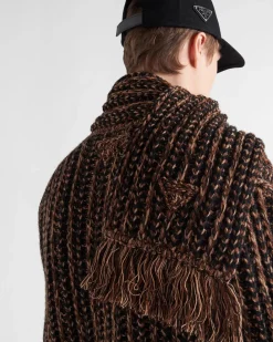 Hombre Prada TEJIDOS DE PUNTO^Jersey De Lana Y Cachemir Con Cuello Redondo