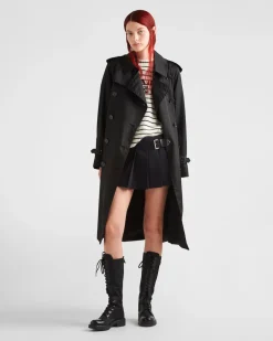 Mujer Prada TEJIDOS DE PUNTO^Jersey De Lana Y Cachemir Con Cuello Redondo