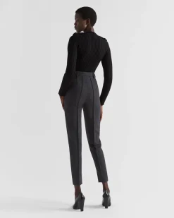 Mujer Prada TEJIDOS DE PUNTO^Jersey De Lana Y Cachemir Con Cuello Redondo