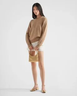 Mujer Prada TEJIDOS DE PUNTO^Jersey De Lana Y Cachemir Con Pedrería
