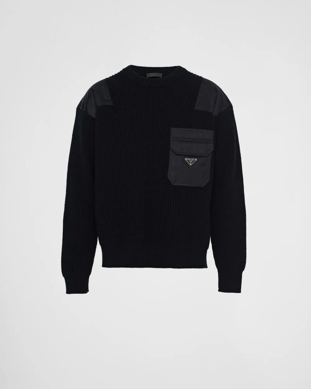 Hombre Prada TEJIDOS DE PUNTO^Jersey De Lana Y Re-nylon