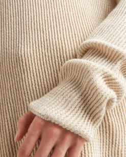 Hombre Prada TEJIDOS DE PUNTO^Jersey De Lino Y Cachemir Con Cuello De Pico