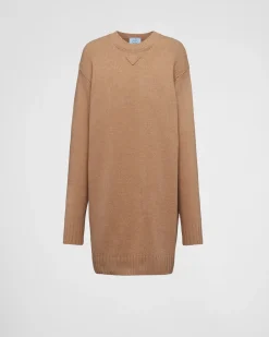 Mujer Prada TEJIDOS DE PUNTO^Jersey Holgado De Lana Y Cachemir