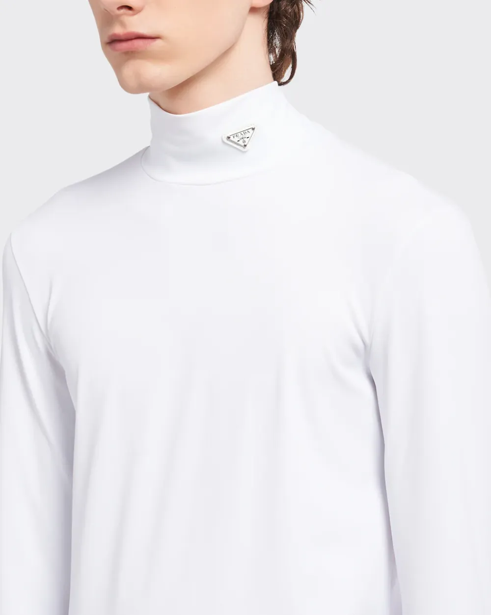 Hombre Prada CAMISETAS Y POLOS^Jersey Técnico De Cuello Alto