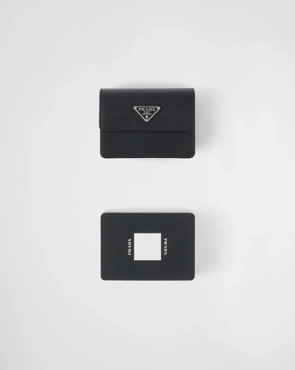 Mujer Prada JUEGOS|JUEGOS Y ACCESORIOS PARA EL HOGAR^Juego De Cartas En Piel Saffiano