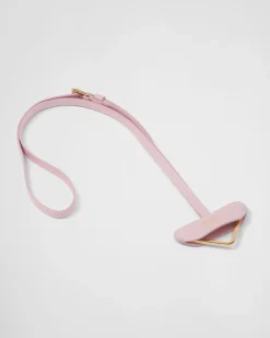Mujer Prada ACCESORIOS TECNOLÓGICOS Y LLAVEROS^Llavero De Metal Y Piel
