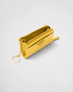Mujer Prada ACCESORIOS TECNOLÓGICOS Y LLAVEROS^Llavero De Piel Saffiano