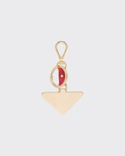 Mujer Prada ACCESORIOS TECNOLÓGICOS Y LLAVEROS^Llavero De Piel Saffiano