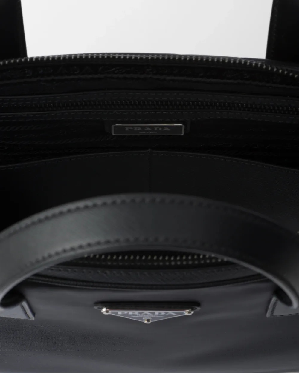 Mujer/Hombre Prada COLECCIÓN MASCULINA|MALETAS^Maletín De Re-nylon Y Piel Saffiano