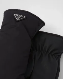 Mujer Prada SOMBREROS Y GUANTES^Manoplas De Re-nylon