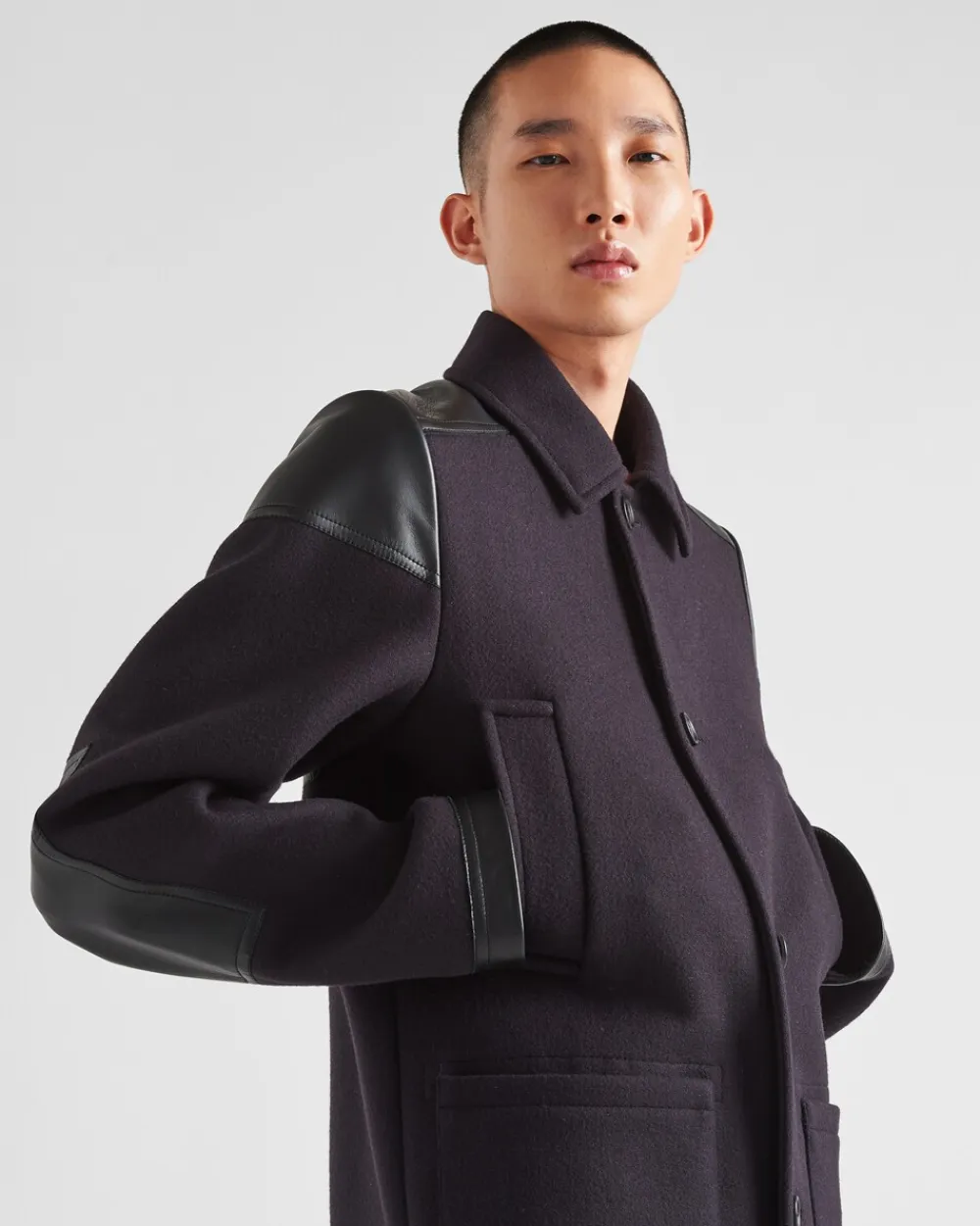 Hombre Prada CHAQUETAS Y ABRIGOS^Maxiabrigo De Mezcla De Lana