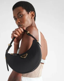 Mujer Prada PRADA ARQUE’|MINIBOLSOS^Minibolso Bandolera Arqué De Re-nylon Y Piel Cepillada