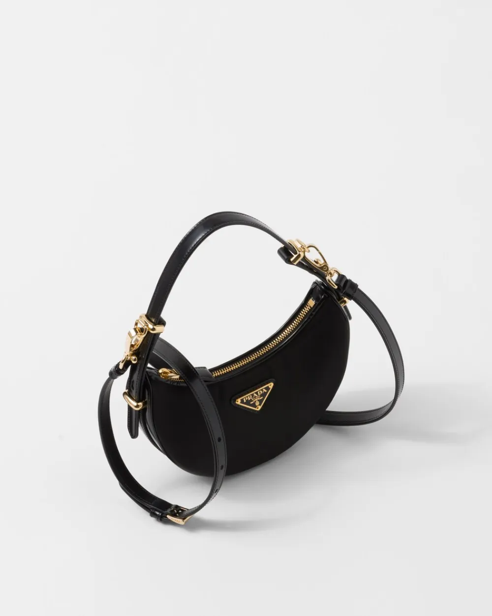 Mujer Prada PRADA ARQUE’|MINIBOLSOS^Minibolso Bandolera Arqué De Re-nylon Y Piel Cepillada