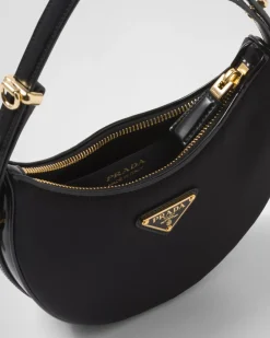 Mujer Prada PRADA ARQUE’|MINIBOLSOS^Minibolso Bandolera Arqué De Re-nylon Y Piel Cepillada