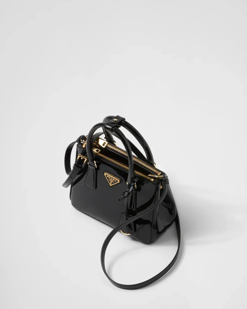 Mujer Prada BOLSOS CON ASA SUPERIOR|BOLSOS CON ASA SUPERIOR^Minibolso De Charol Galleria