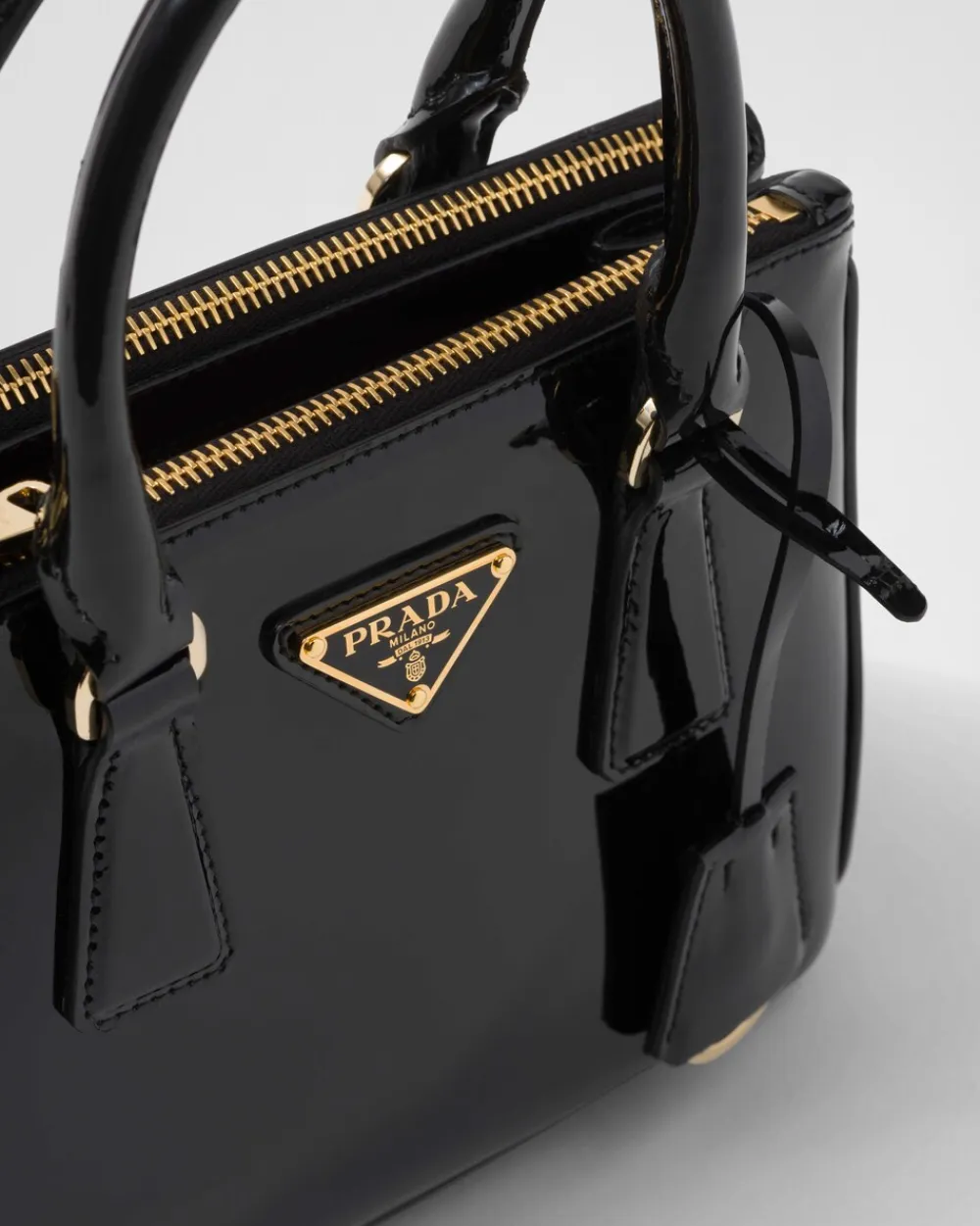 Mujer Prada BOLSOS CON ASA SUPERIOR|BOLSOS CON ASA SUPERIOR^Minibolso De Charol Galleria