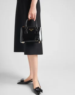 Mujer Prada BOLSOS CON ASA SUPERIOR|BOLSOS CON ASA SUPERIOR^Minibolso De Charol Galleria