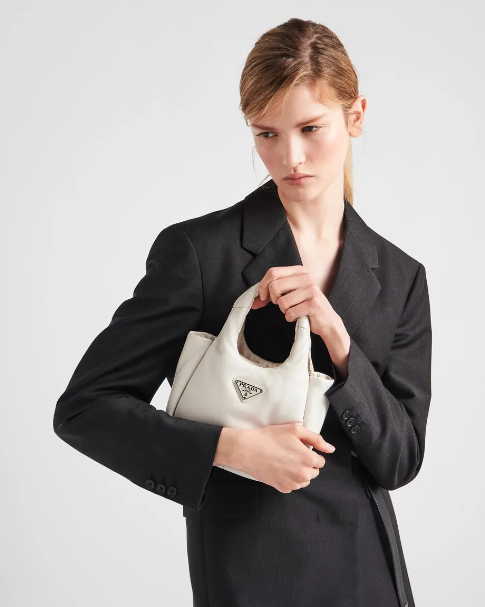 Mujer Prada BOLSOS CON ASA SUPERIOR|BOLSOS CON ASA SUPERIOR^Minibolso De Napa Acolchada Soft