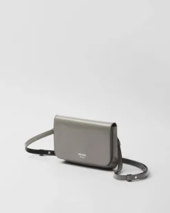 Hombre Prada BOLSOS MENSAJEROS^Minibolso De Piel Con Bandolera