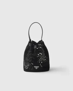 Mujer Prada MINIBOLSOS|MINIBOLSOS^Minibolso De Re-nylon Bordado