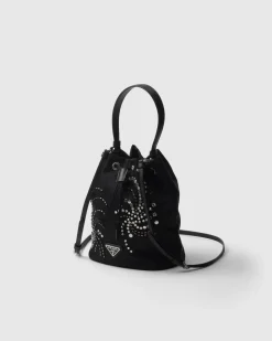Mujer Prada MINIBOLSOS|MINIBOLSOS^Minibolso De Re-nylon Bordado