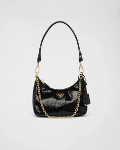 Mujer Prada PRADA RE-EDITION|MINIBOLSOS^Minibolso De Re-nylon Y Lentejuelas Re-edition