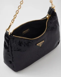Mujer Prada PRADA RE-EDITION|MINIBOLSOS^Minibolso De Re-nylon Y Lentejuelas Re-edition