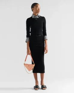 Mujer Prada MINIBOLSOS|MINIBOLSOS^Minibolso De Tejido De Jacquard Bordado