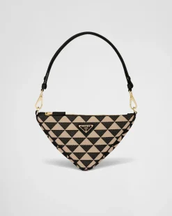 Mujer Prada MINIBOLSOS|MINIBOLSOS^Minibolso De Tejido De Jacquard Bordado