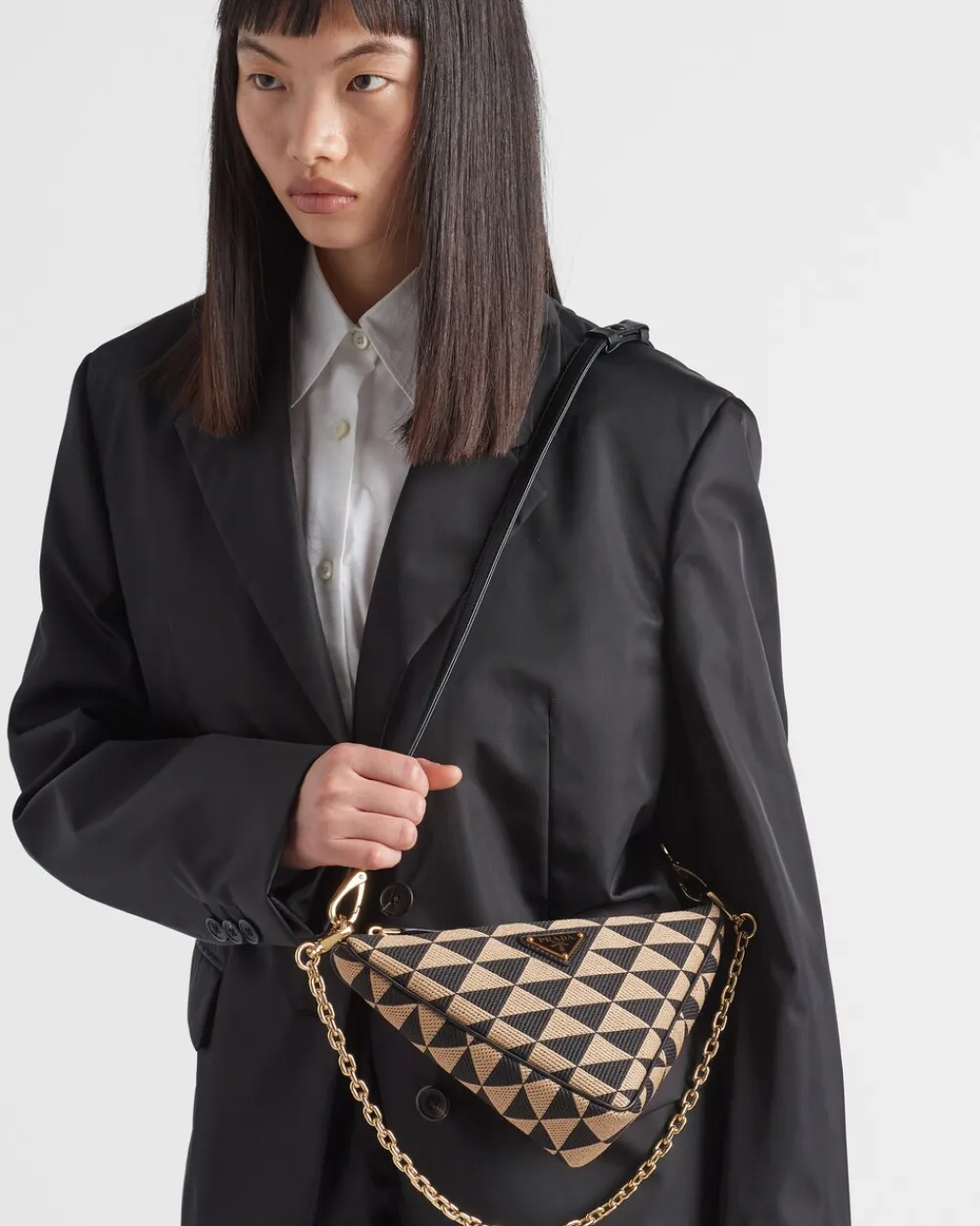 Mujer Prada MINIBOLSOS|MINIBOLSOS^Minibolso De Tejido De Jacquard Bordado