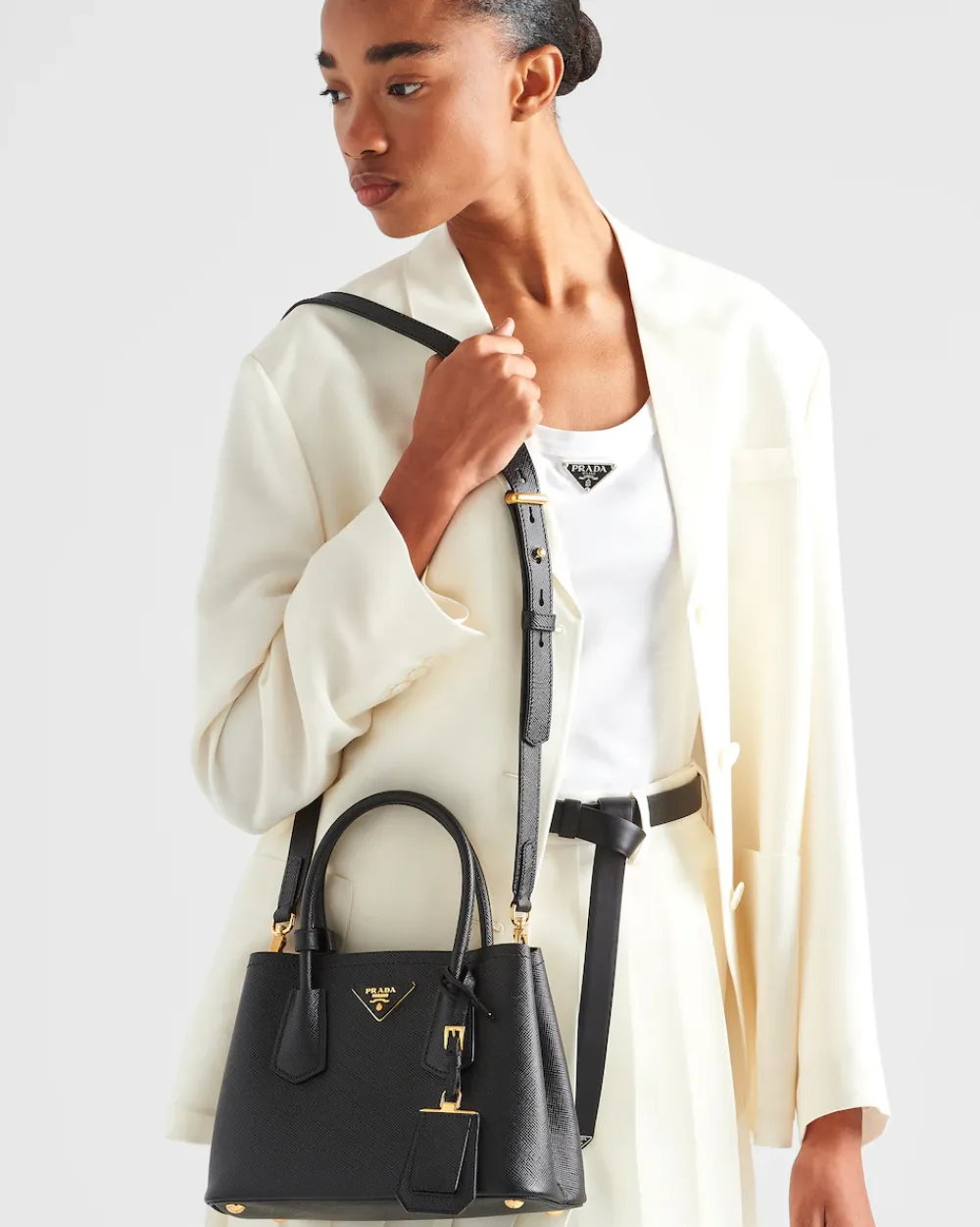 Mujer Prada MINIBOLSOS|MINIBOLSOS^Minibolso Double De Piel Saffiano