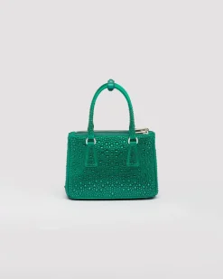 Mujer Prada BOLSOS CON ASA SUPERIOR|BOLSOS CON ASA SUPERIOR^Minibolso Galleria De Satén Y Cristales