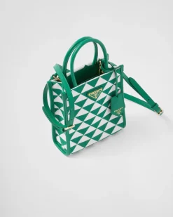 Mujer Prada MINIBOLSOS|MINIBOLSOS^Minibolso Symbole De Tela Bordada