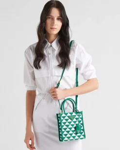 Mujer Prada MINIBOLSOS|MINIBOLSOS^Minibolso Symbole De Tela Bordada