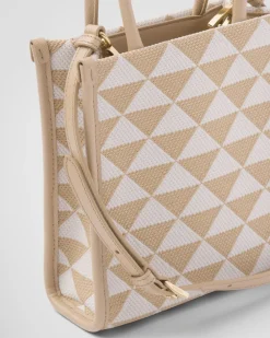 Mujer Prada MINIBOLSOS|MINIBOLSOS^Minibolso Symbole De Tela Bordada