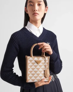 Mujer Prada MINIBOLSOS|MINIBOLSOS^Minibolso Symbole De Tela Bordada