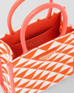 Mujer Prada MINIBOLSOS|MINIBOLSOS^Minibolso Symbole De Tela Bordada
