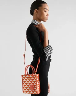 Mujer Prada MINIBOLSOS|MINIBOLSOS^Minibolso Symbole De Tela Bordada