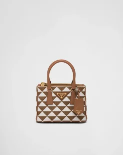 Mujer Prada MINIBOLSOS|MINIBOLSOS^Minibolso Symbole De Tela Bordada