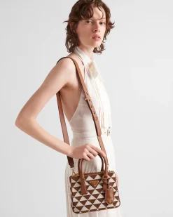 Mujer Prada MINIBOLSOS|MINIBOLSOS^Minibolso Symbole De Tela Bordada