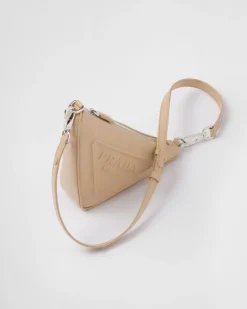 Mujer Prada BOLSOS DE HOMBRO|BOLSOS DE HOMBRO^Minibolso Triangle De Piel
