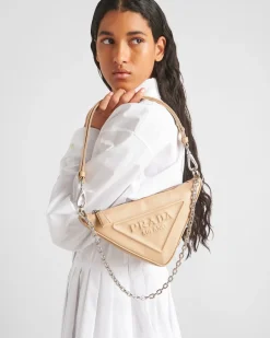 Mujer Prada BOLSOS DE HOMBRO|BOLSOS DE HOMBRO^Minibolso Triangle De Piel