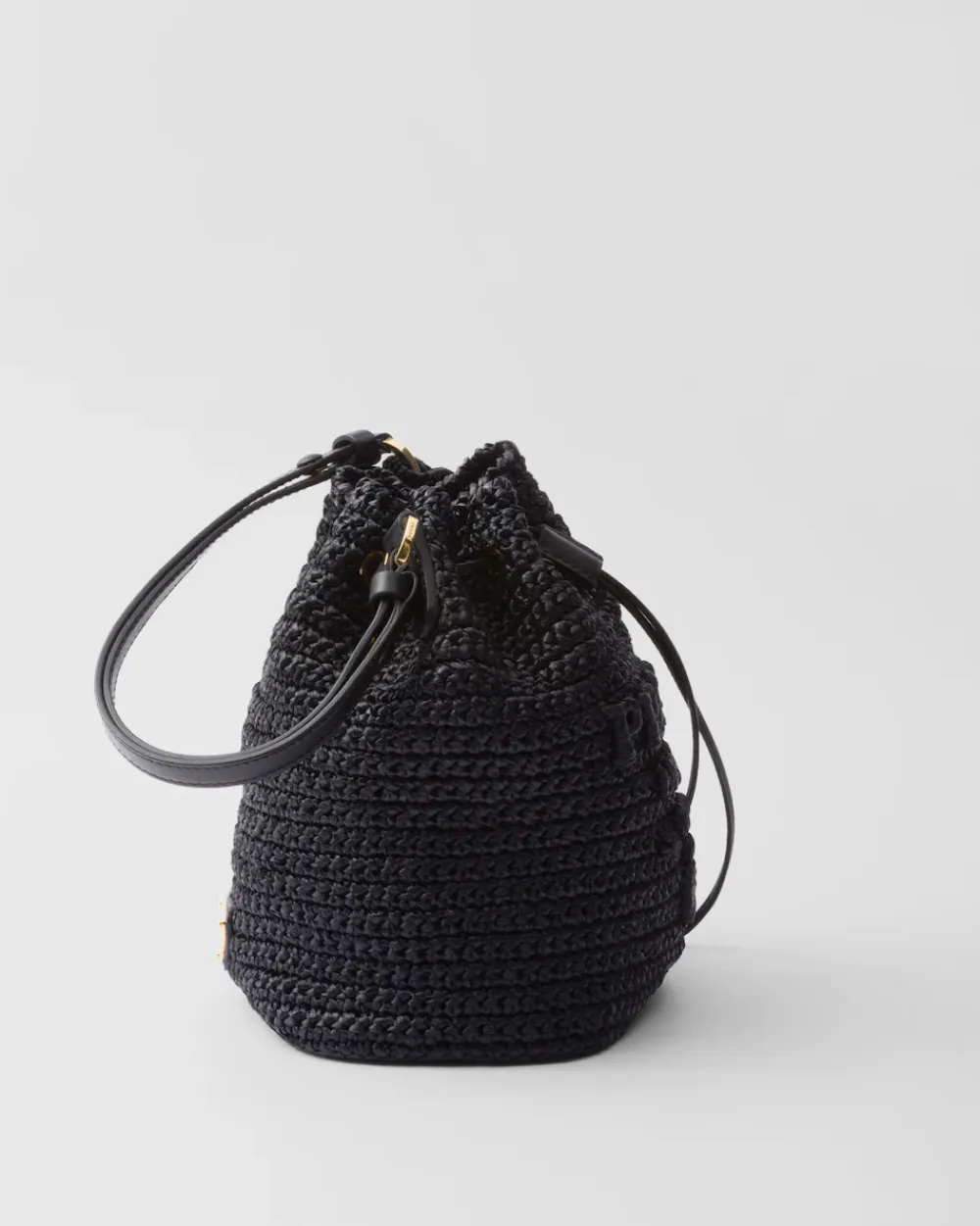 Mujer Prada PRADA SUMMER BAGS|BOLSOS DE HOMBRO^Minibolso Saco De Croché Y Piel