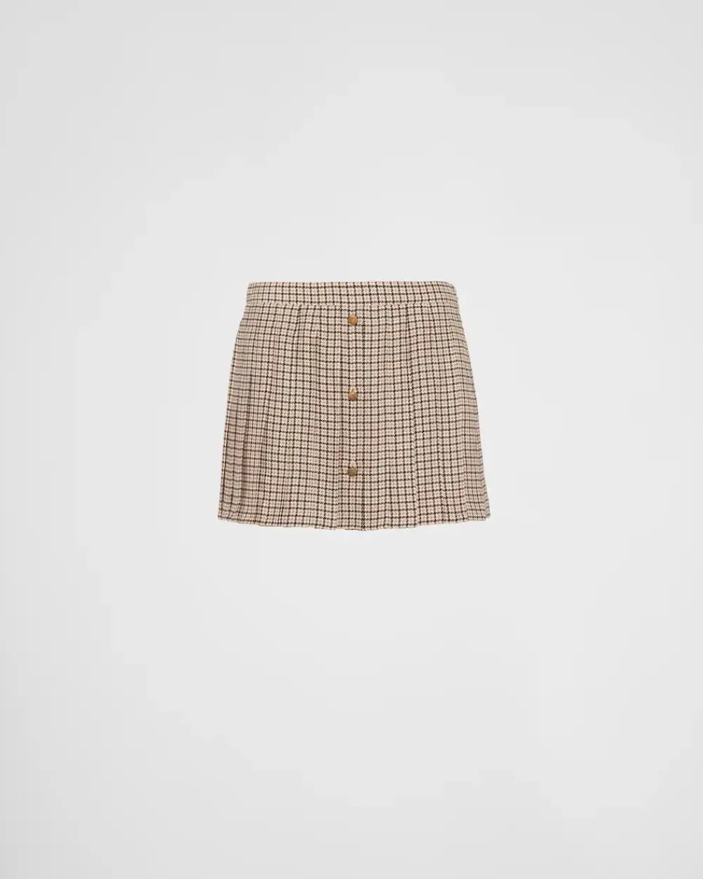 Mujer Prada FALDAS^Minifalda De Crepé De China Estampada