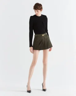 Mujer Prada FALDAS^Minifalda De Gabardina