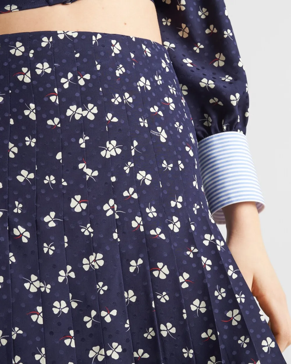 Mujer Prada FALDAS^Minifalda De Jacquard De Seda