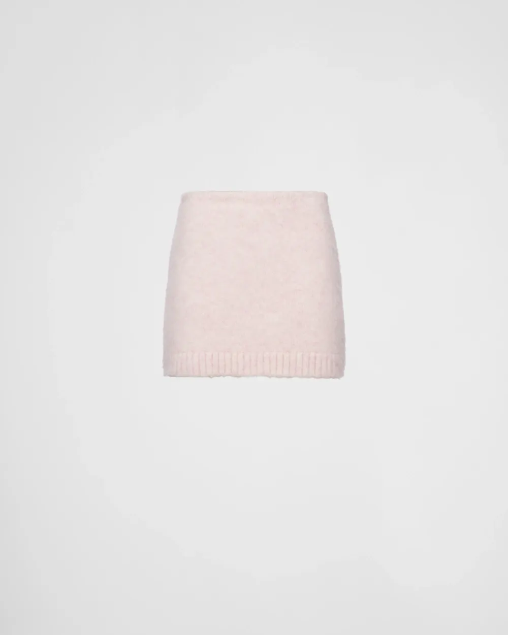 Mujer Prada FALDAS|TEJIDOS DE PUNTO^Minifalda De Lana Shetland